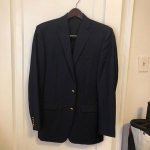 Lauren Ralph Lauren Navy Wool Sport Coat Blazer